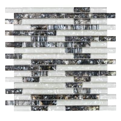 The Tile Life Victory Shell Random Sized Glass Backsplash Wall Tile