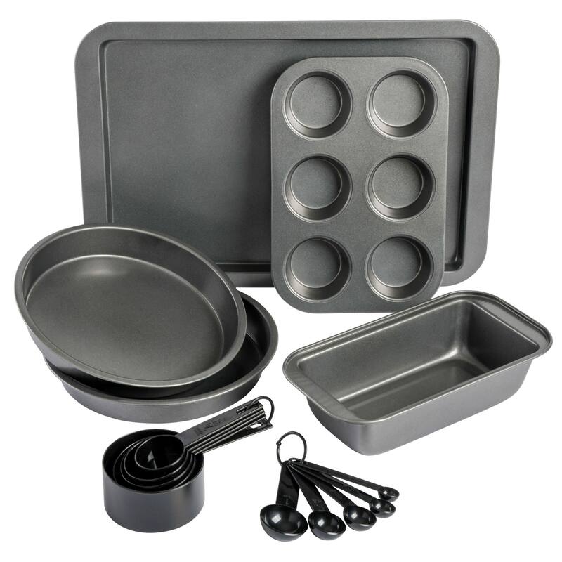 Gibson Home 95‑Piece Kitchen‑in‑a‑Box Set with Cookware, Dinnerware, Cutlery, Utensils, Gadgets, Storage & Glasses