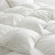 preview thumbnail 3 of 3, Heavyweight Extra Warmth White Goose Feather Down Fiber Duvet Comforter Insert