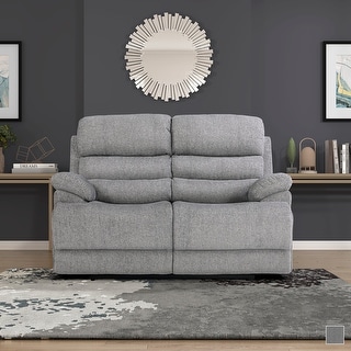 Dixon Chenille Fabric Power Reclining Loveseat - Bed Bath & Beyond ...