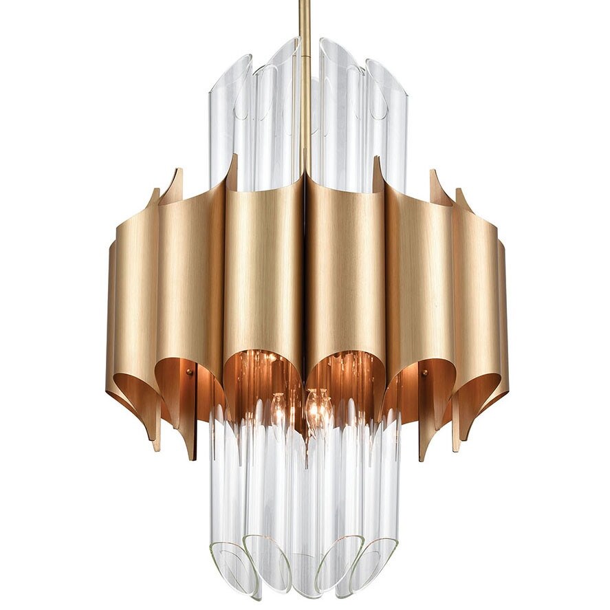 Elk Home 1140-062  Cold Rolled 20 Light 24" Wide Drum Chandelier - Chandeliers For Bedrooms by Overstock.com
