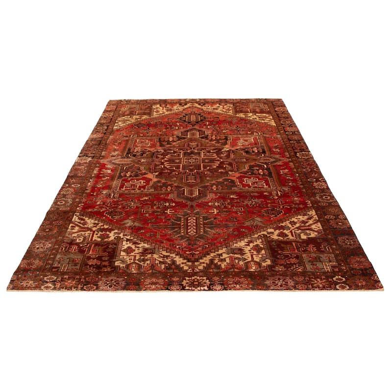 ECARPETGALLERY Hand-knotted Sarabi Red Wool Rug - 8'9 x 12'8