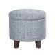 preview thumbnail 32 of 110, Carson Carrington Hare Button-tufted Round Storage Ottoman