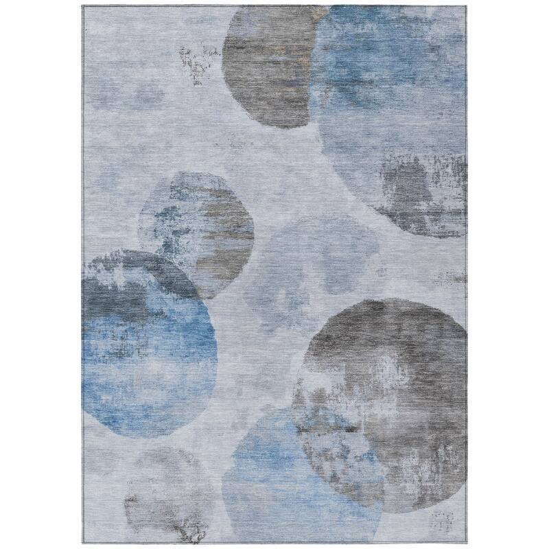 Machine Washable Indoor/ Outdoor Contemporary Micha Chantille Rug