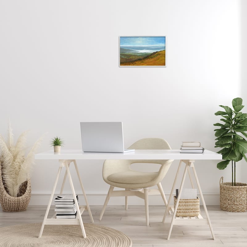 Stupell Vast Serene Hills Framed Giclee Art Design By Dita Jacobovitz