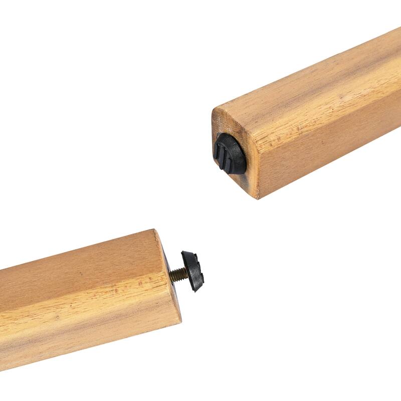 Christopher Knight Home - Everly 5-Piece Acacia Wood & Woven Rope Outdoor Furniture Set