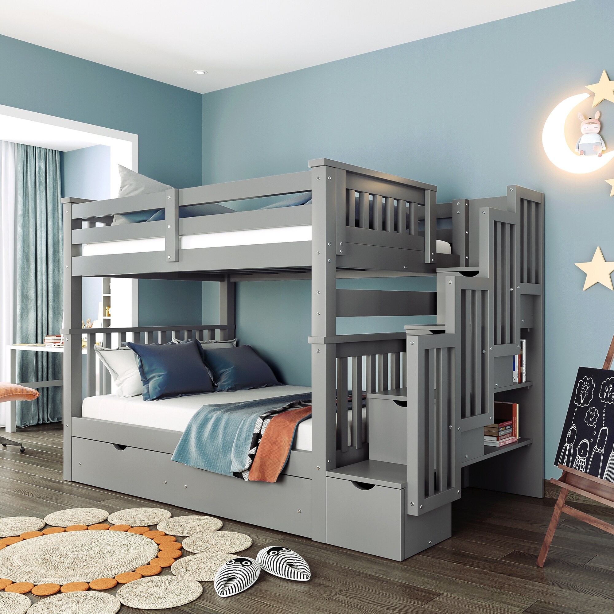 Mission full over clearance full bunk bed