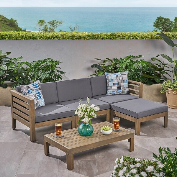 Patio set gray sale