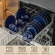 preview thumbnail 16 of 22, MALACASA GISELLE 16-Piece Stoneware Dinnerware Set, Service for 4