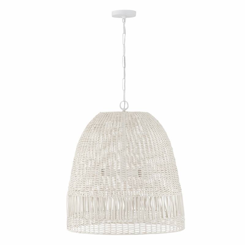Naomi 3-light Hanging Pendant - Chalk White