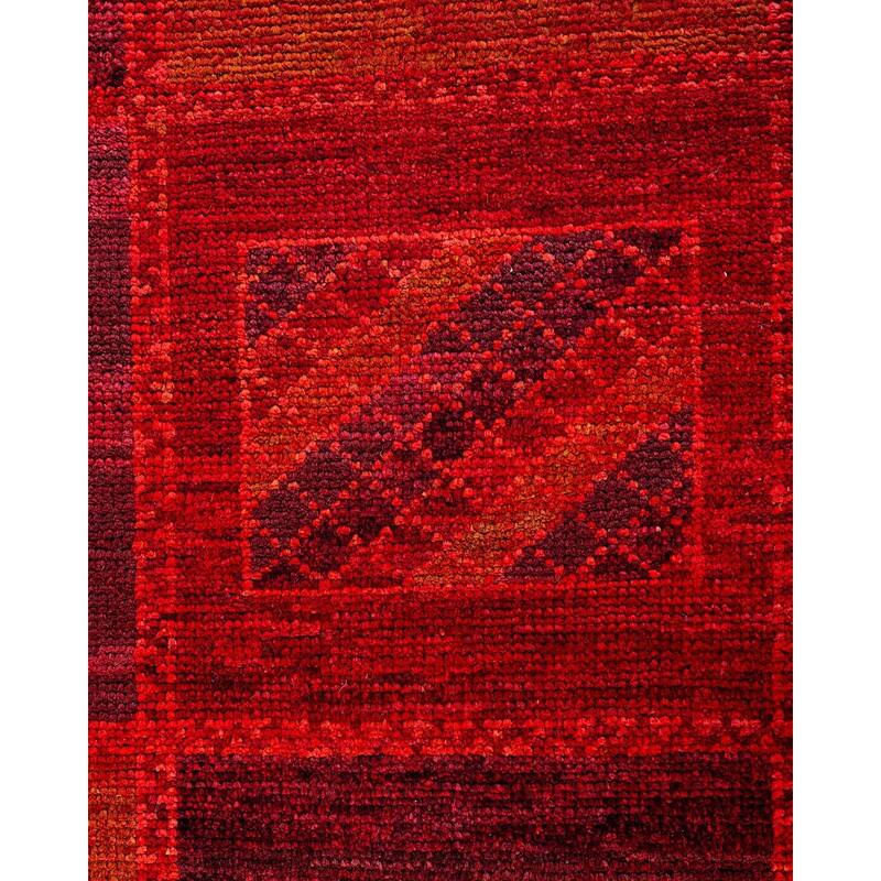 Vibrance One-of-a-Kind Hand-Knotted Area Rug - Red, 9' 2" x 11' 9" - 9' 2" x 11' 9"