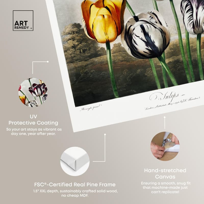 Tulips 1807 Canvas by Art Remedy, Gallery Wrapped
