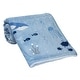 preview thumbnail 5 of 6, Lambs & Ivy Bubbles & Squirt Blue Ocean/Aquatic Whale Soft Fleece Baby Blanket