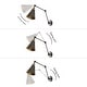 preview thumbnail 36 of 64, Rover 7" Adjustable Arm Metal LED Wall Sconce by JONATHAN Y
