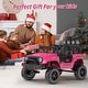 preview thumbnail 19 of 34, EROMMY 24V 2-Seater Ride-On Truck for Kids, 4WD Electric Car with Remote, Lights & Music