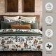 preview thumbnail 6 of 7, Paseo Road Ranch Life Western Cowboy Rustic Western Bedding 3 Piece Comforter Set with Pillow Shams
