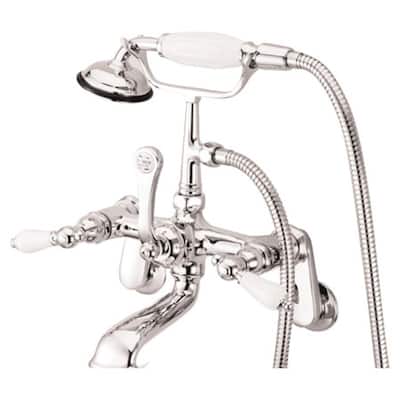 Kingston Brass Vintage Wall Mounted Clawfoot Tub Filler with Personal