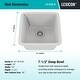 preview thumbnail 45 of 47, Lexicon Undermount Quartz 15 Inch Single Bowl Kitchen Sink Kit