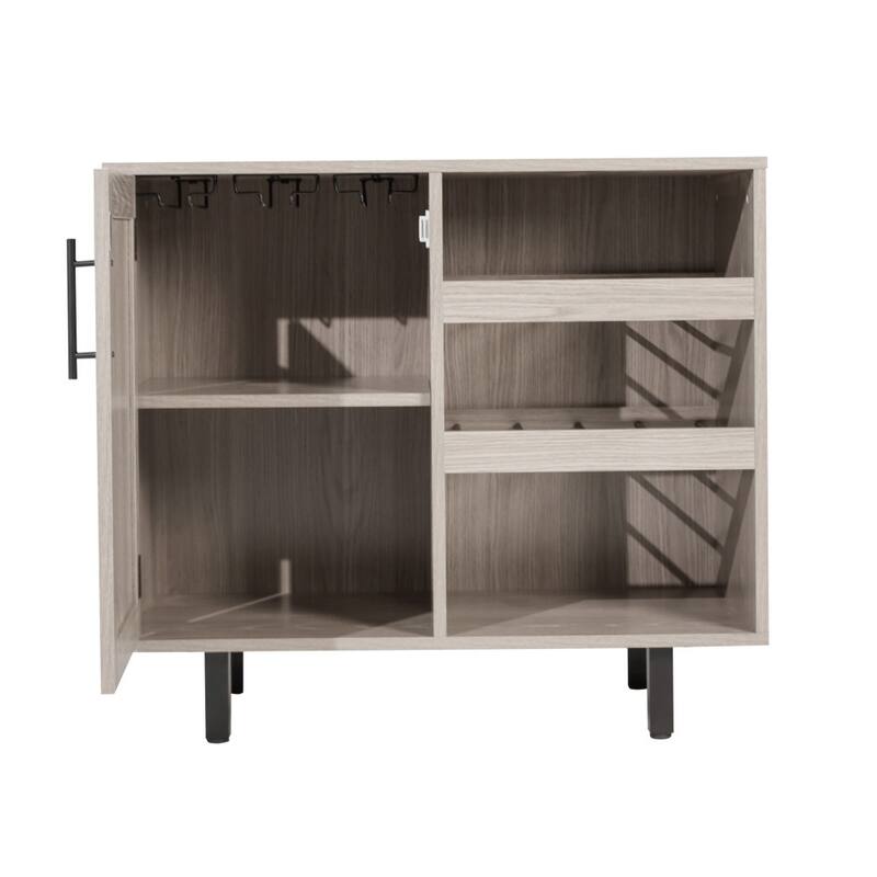 Classic Sideboard and Bar Cabinet with Open and Closed Storage