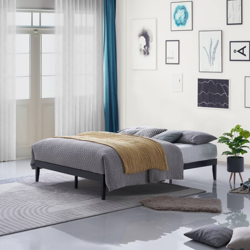 Zion Solid Wood Platform Bed