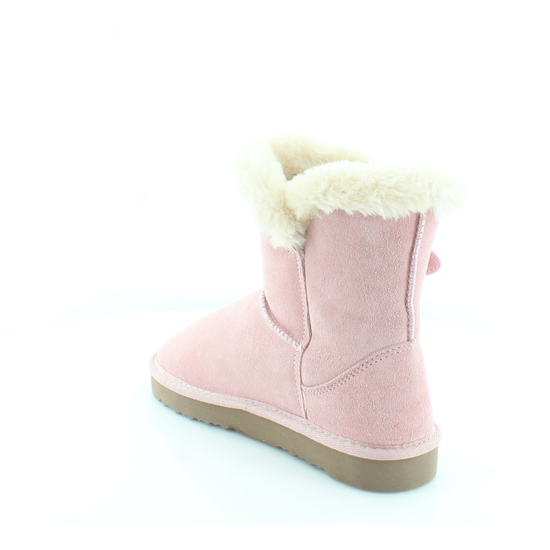 pale pink boots