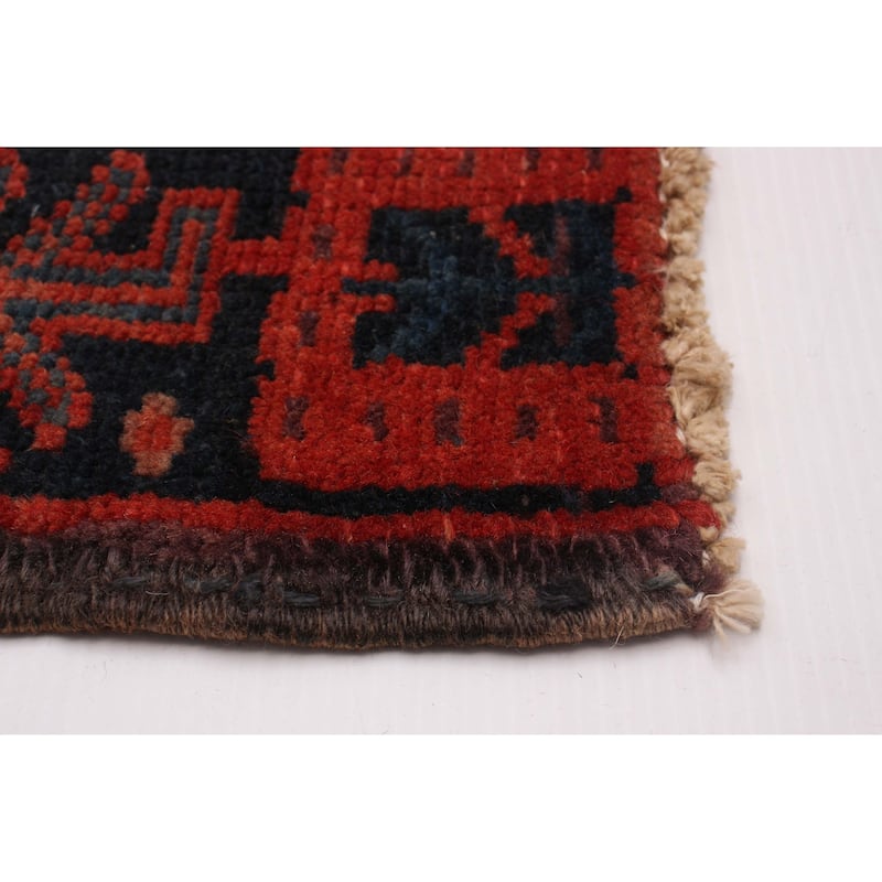 ECARPETGALLERY Hand-knotted Konya Anatolian Red Wool Rug - 3'7 x 10'8