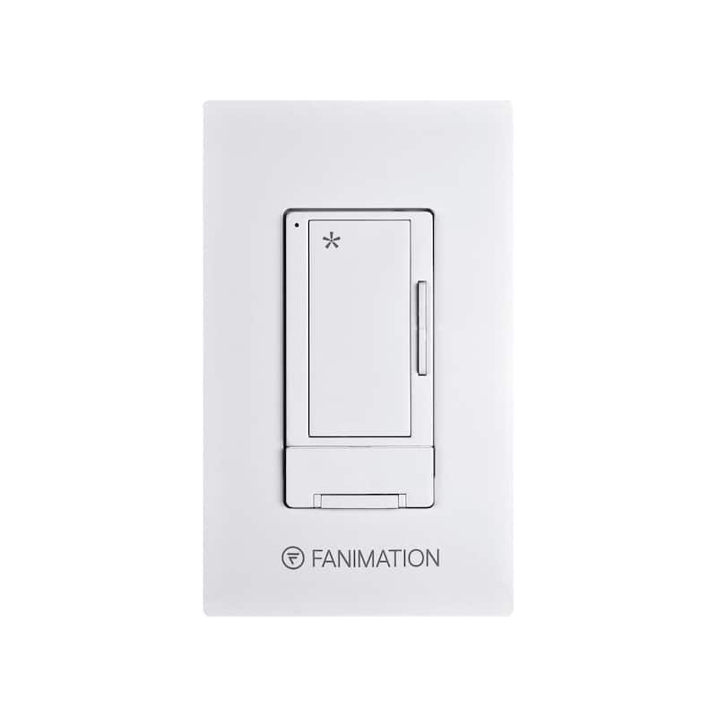 Ceiling Fan Wall Control with Receiver - 3 Speed Fan - White - White