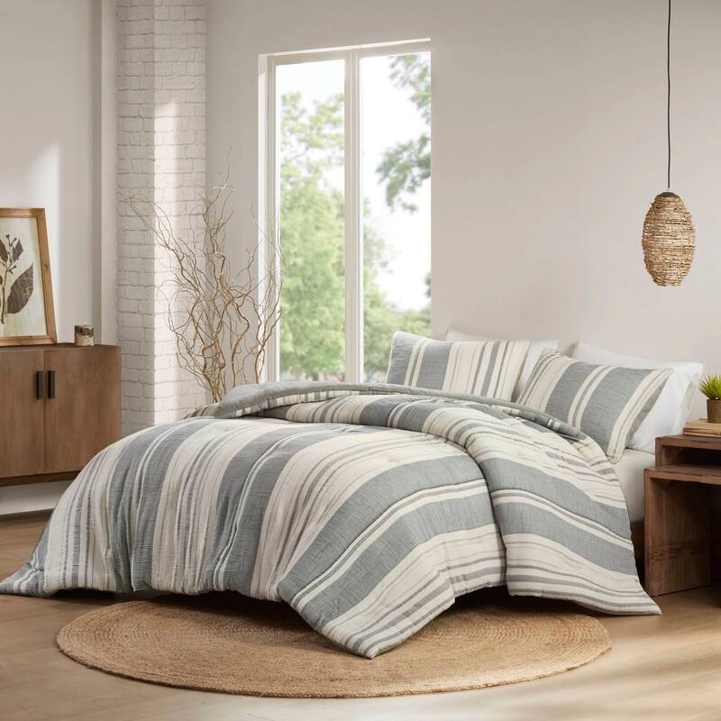 Woolrich Mesa 3 PC Comforter Set - Full/Queen - Grey