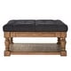 preview thumbnail 13 of 36, iNSPIRE Q Artisan Lennon Baluster Storage Tufted Ottoman Table