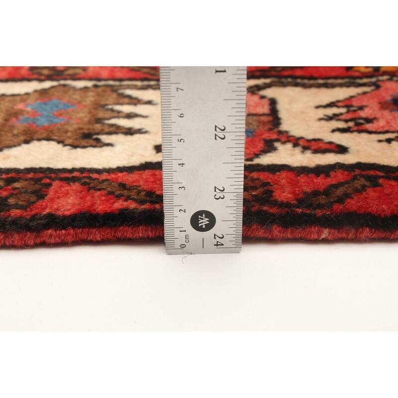 ECARPETGALLERY Hand-knotted Andelz Black Wool Rug - 4'5 x 6'9