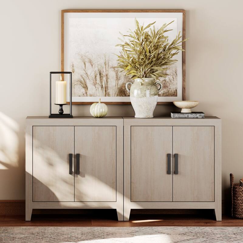 WAMPAT Farmhouse Buffet Cabinet , Versatile Sideboard for Kitchen, Dining & Living Room