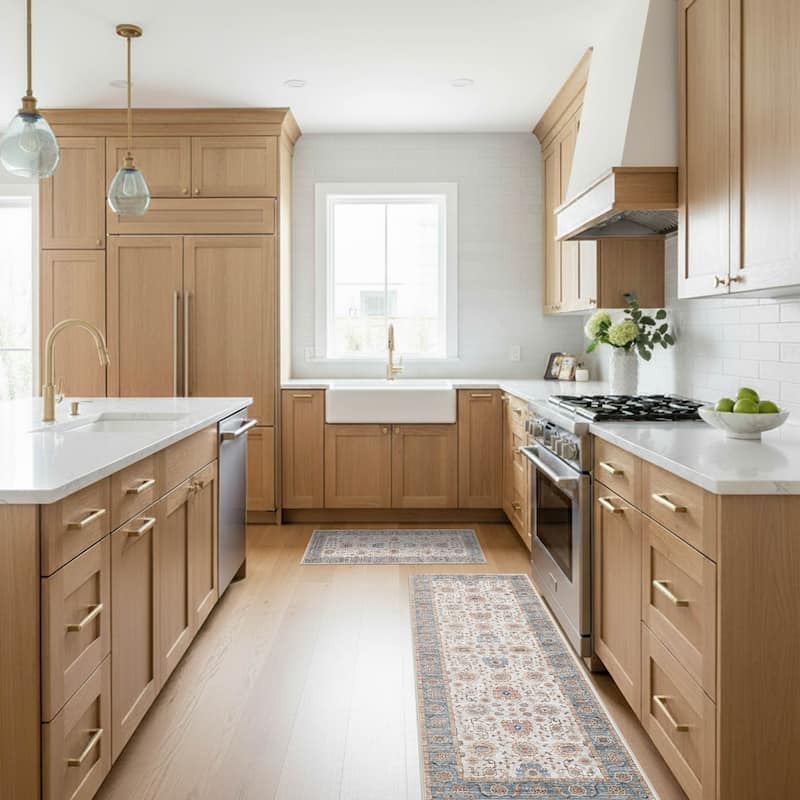 Wyatt & Ash Dream Mink Printed Chenille Rugs