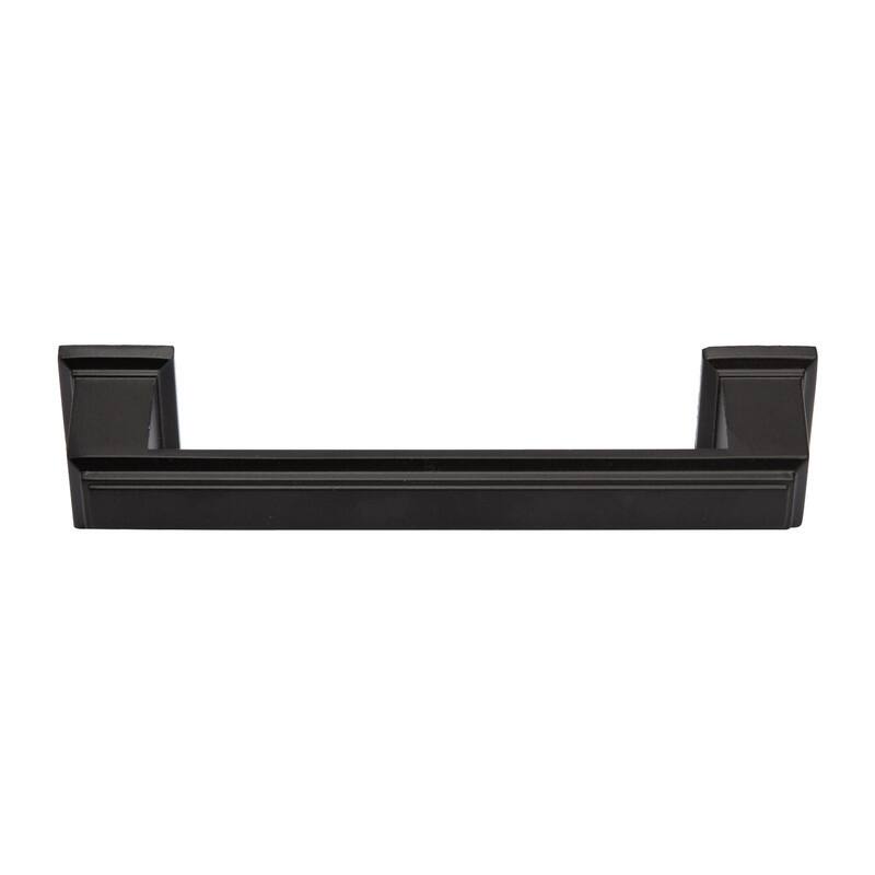 Utopia Alley Dover Pull Handle -Decorative Drawer Black Drop Pull Handles, 3.78" Center to Center