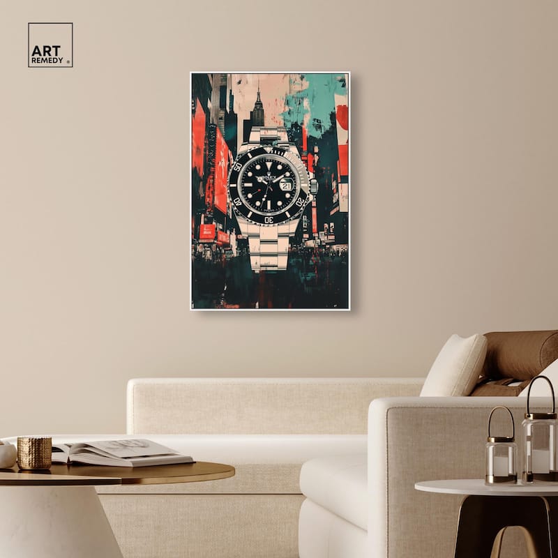 Cityscape Watch Canvas by Art Remedy