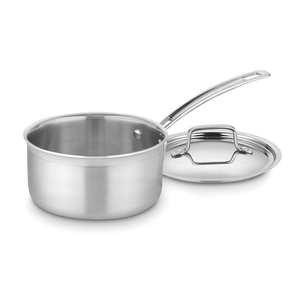 Cuisinart MCP19-18N MultiClad Pro Stainless Steel 2-Quart Saucepan with Cover