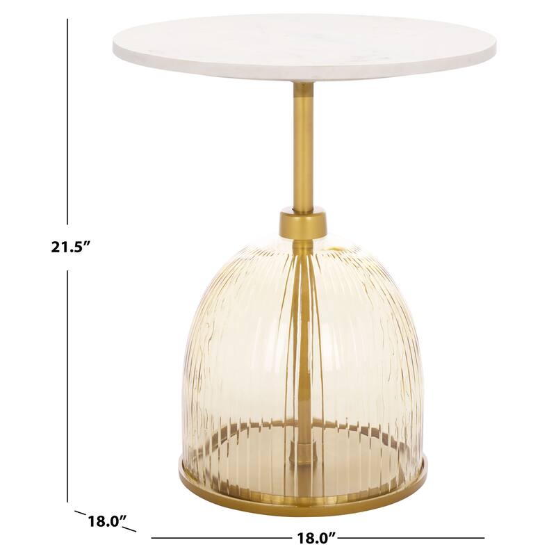 SAFAVIEH Home Kashi Side Table - 18"W x 18"D x 22"H