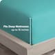 Bare Home 2-Pack Microfiber Fitted Bottom Sheets Deep Pocket