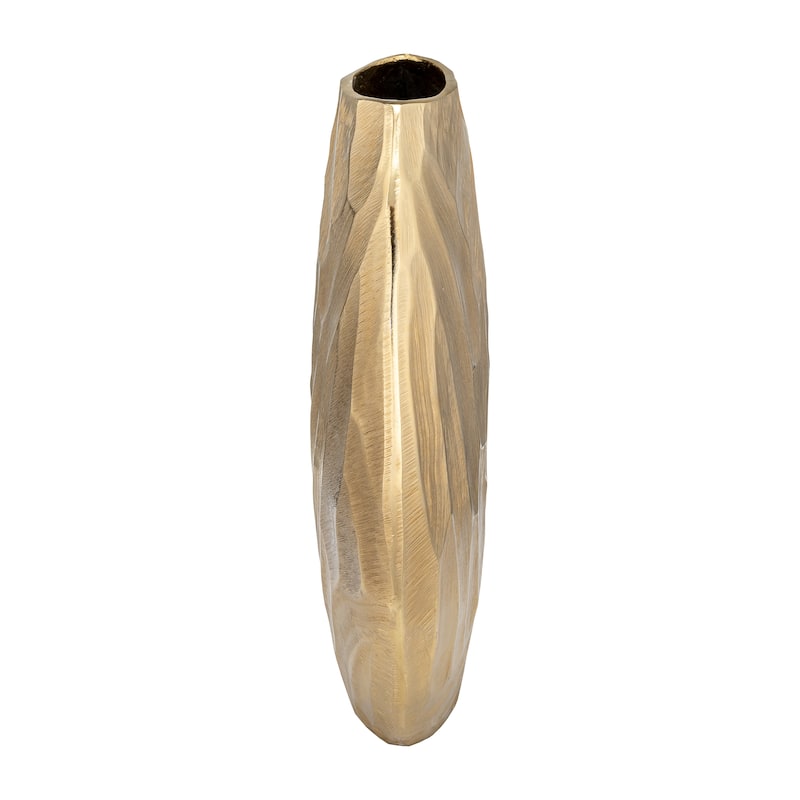 Sagebrook Home Contemporary Hammered Metal Vase