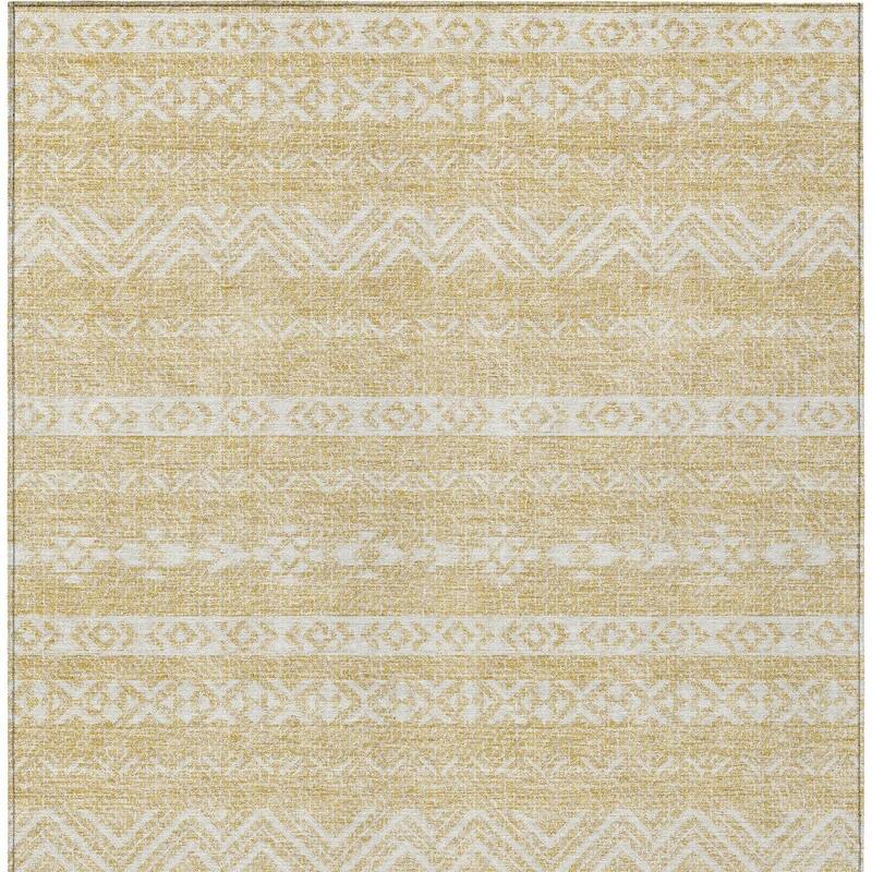 HomeRoots Southwestern Transitional Rectangle Outdoor Rug