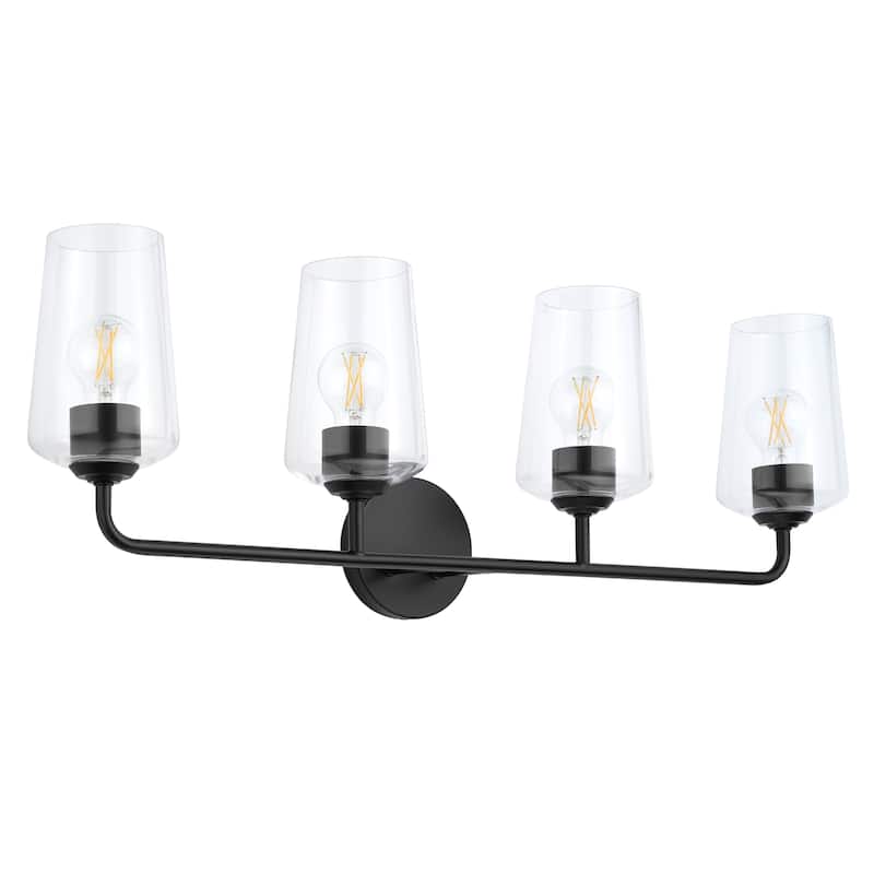 Celino Four-Light Bath & Vanity with Clear Glass - 33