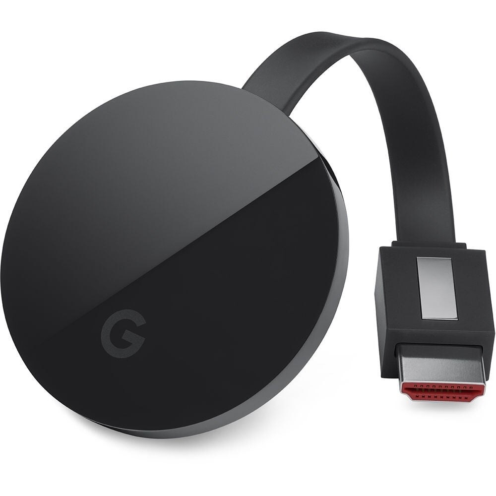 Google - Chromecast Ultra 4K Streaming Media Player - Black