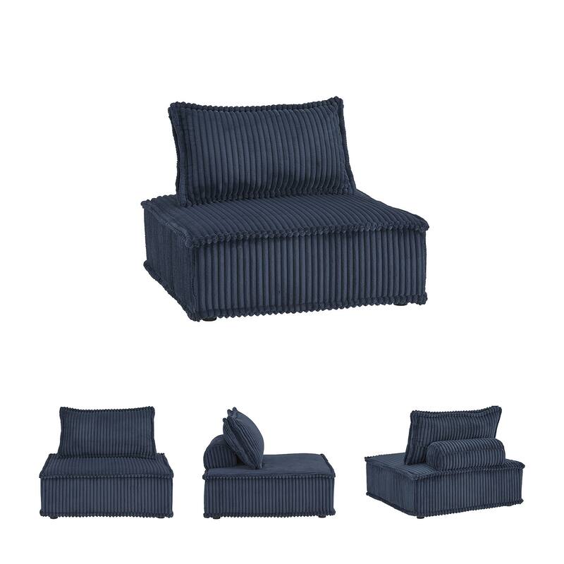 Signature Design by Ashley Bales Blue Accent Chair - 39"W x 39"D x 28"H