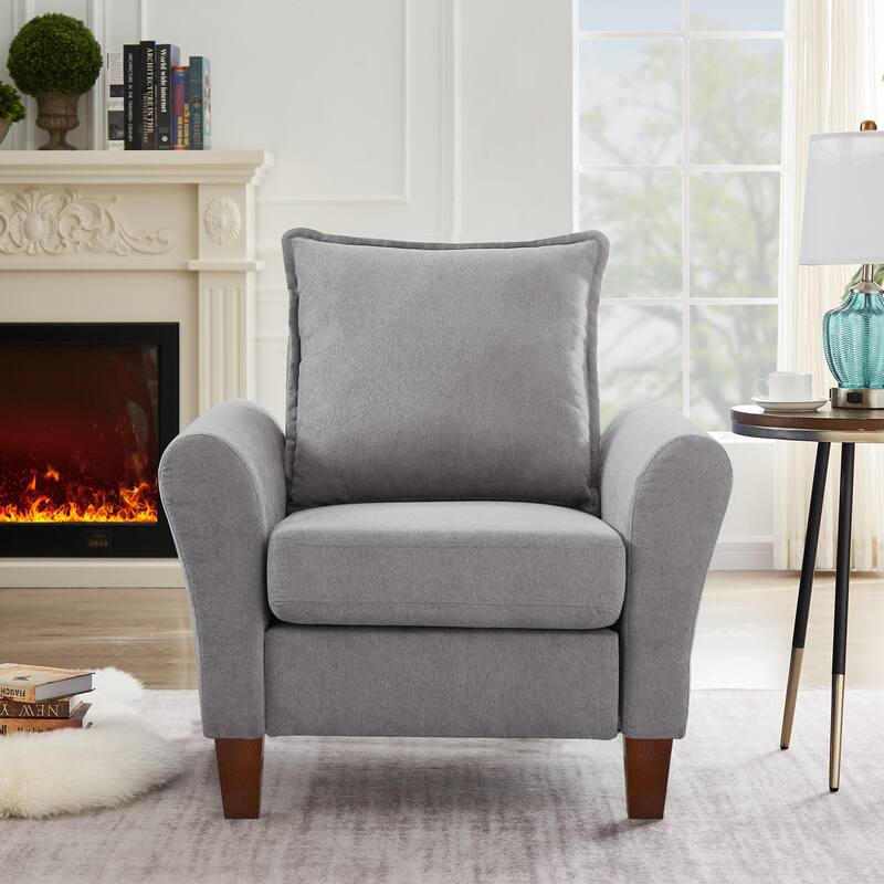 Modern Accent Chair Comfy Upholstered Armchair for Living Room