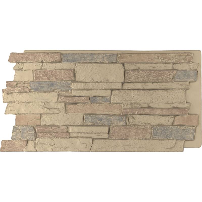 Acadia Ledge Stacked Stone, EverStone Faux Stone Siding Panel