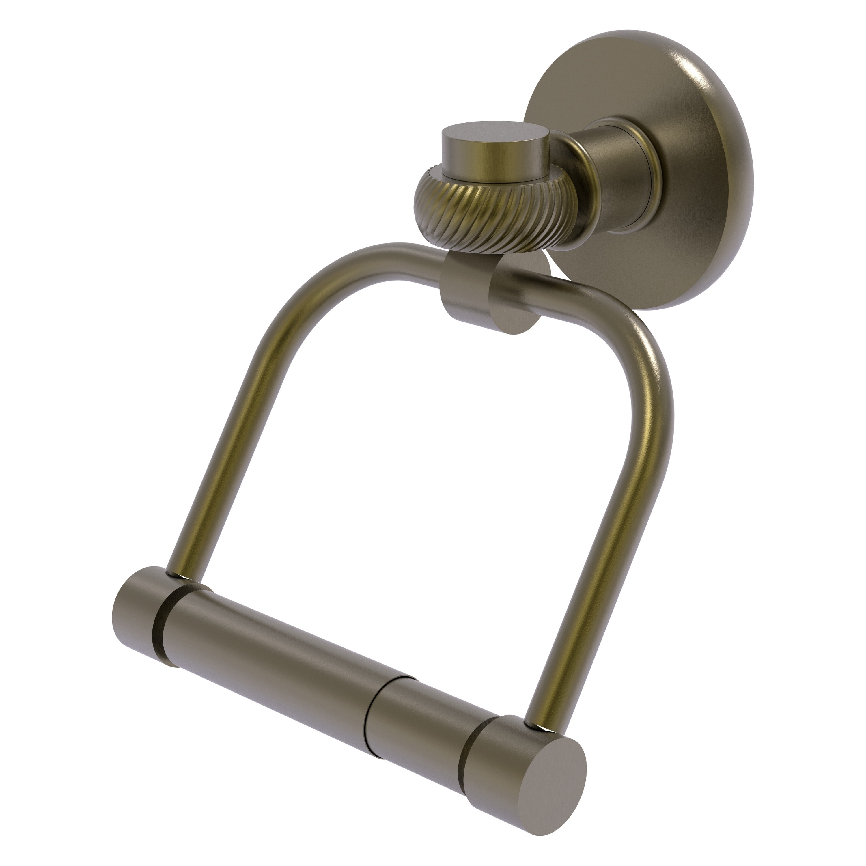 Allied Brass Continental Collection 2 Post Toilet Tissue Holder with Twisted Accents