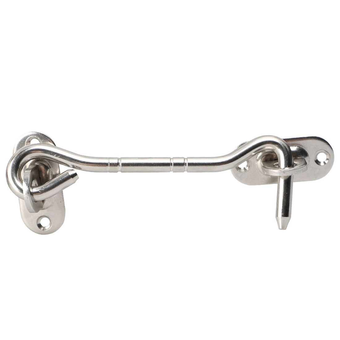 4 stainless steel cabin hook eye latch privacy hooks door lock for gate shutters window slide barn shed for door 105mm 1pcs