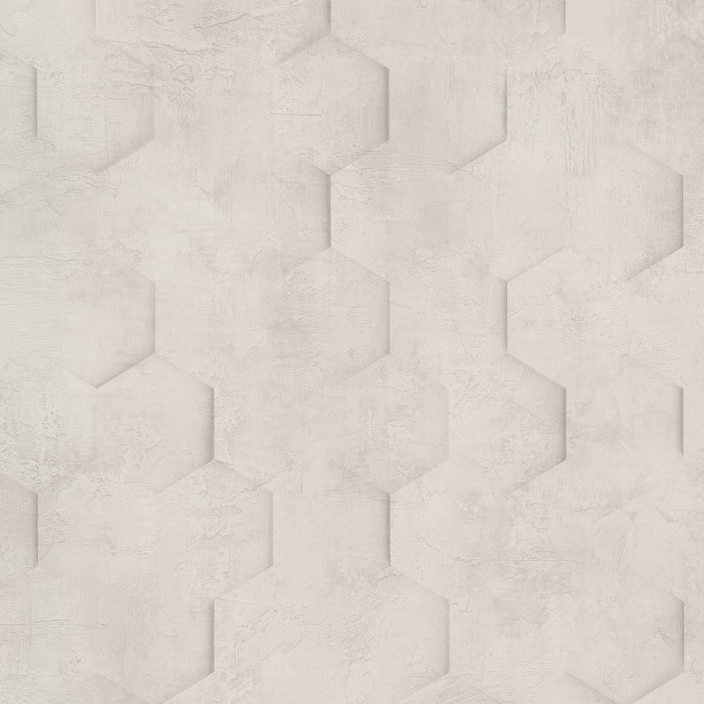 Galerie Wallcoverings The Loft Collection Geometric Hexagon Matte Finish Vinyl on Non-woven Wallpaper Roll
