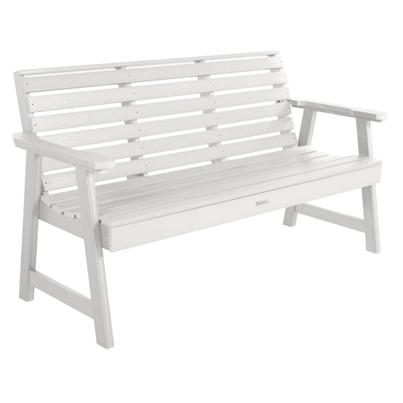 HIGHWOOD Weatherly 5-foot Eco-friendly Synthetic Wood Garden Bench - White