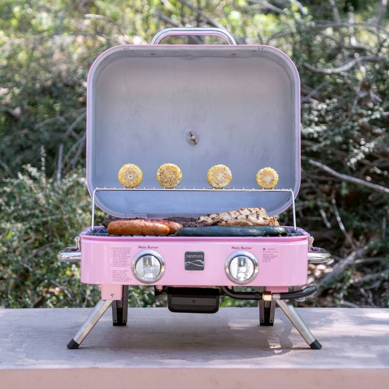 Kenmore 2-Burner Retro Portable Gas Grill