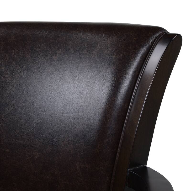Swivel Bar Stool with Armrests
